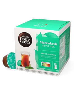 Nescaf&eacute; Marrakesh Style Tea package and capsule for Dolce Gusto
