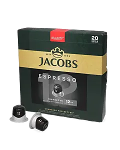 Jacobs Espresso 12 Ristretto XL package and capsule for Nespresso&Acirc;&reg;