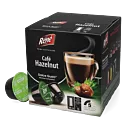 Café René Café Hazelnut package and pod for Dolce Gusto
