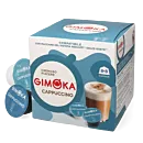 Gimoka Cappuccino package and capsule for Dolce Gusto
