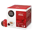 Nescafé Espresso Roma package and capsule for Dolce Gusto
