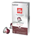 illy Espresso Intenso package and capsule for Nespresso®