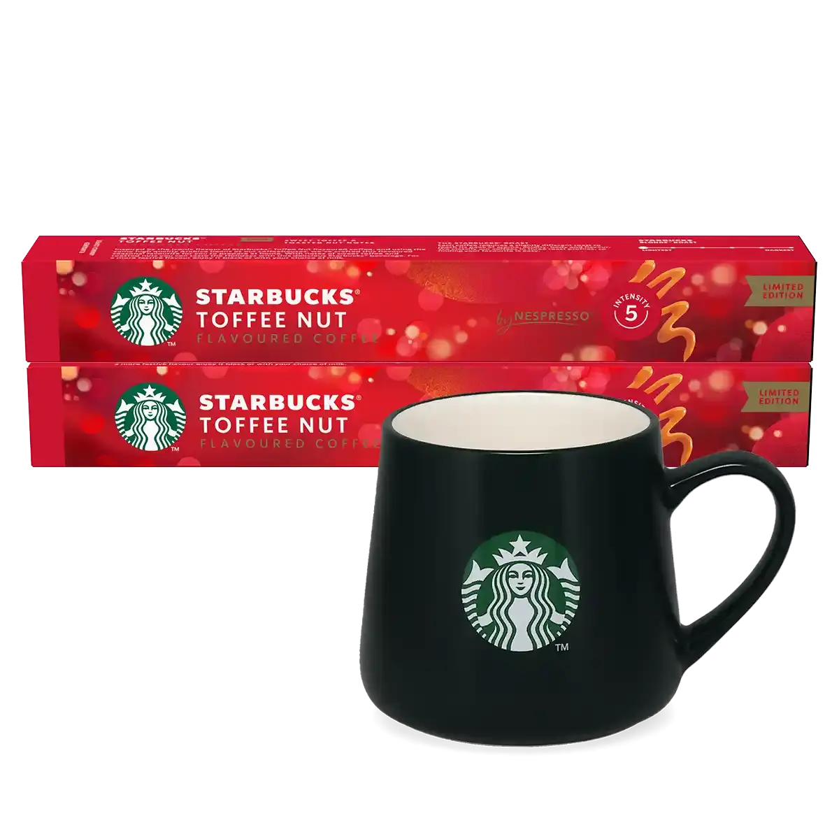 Пакет Toffee Nut + тъмнозелена чаша